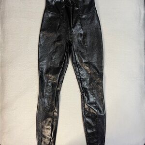 SPANX Faux Patent Leather Leggings